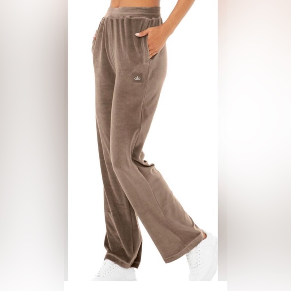 Alo Velour High Waisted Pant